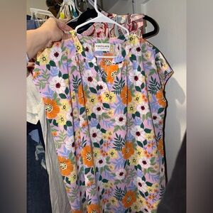 First Love Pink Floral Blouse